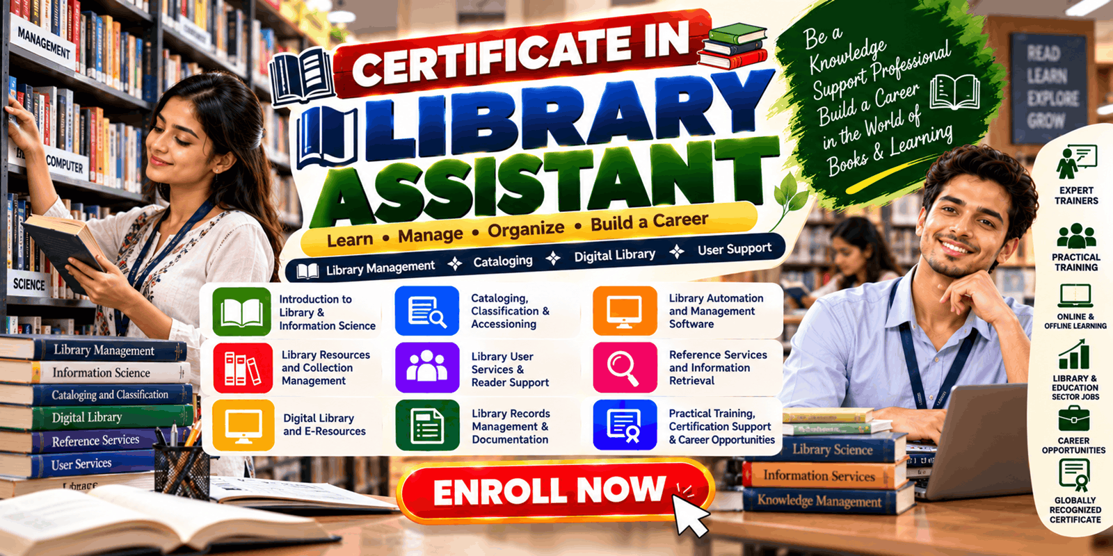 Certificate in Library Assistant