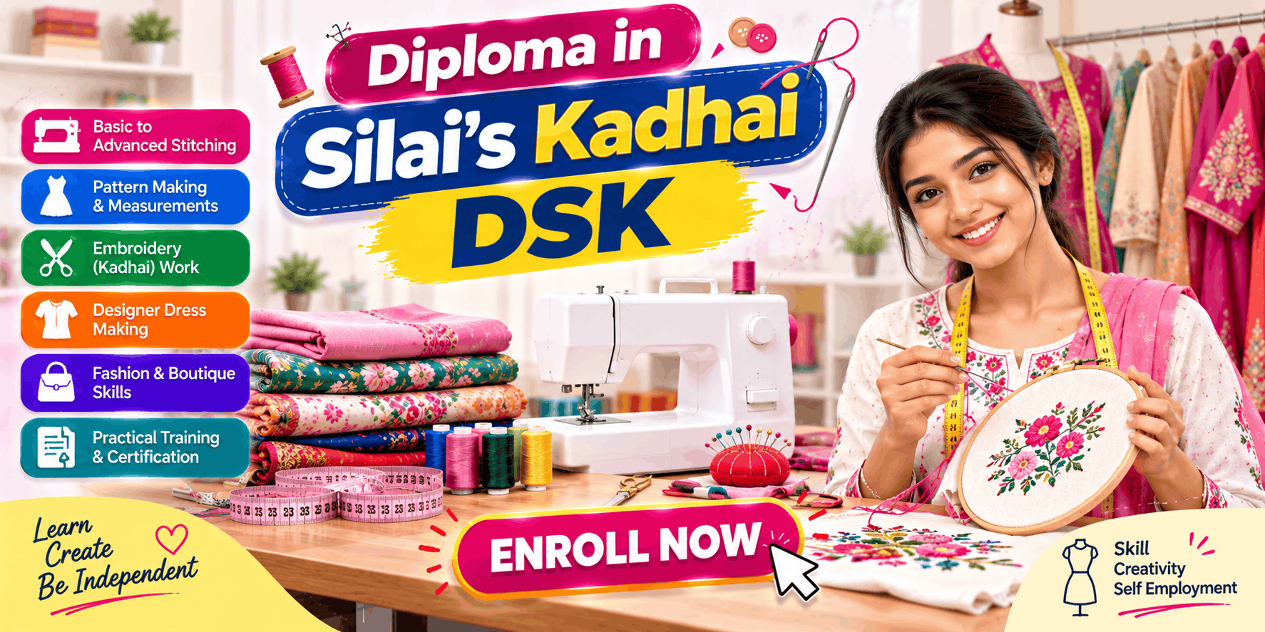 Diploma in Silai's kadhai