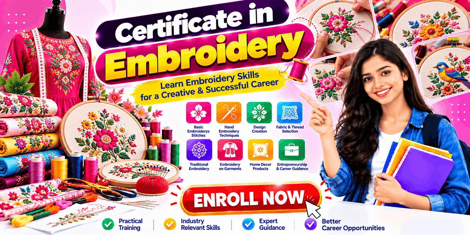 Certificate in Embroidery