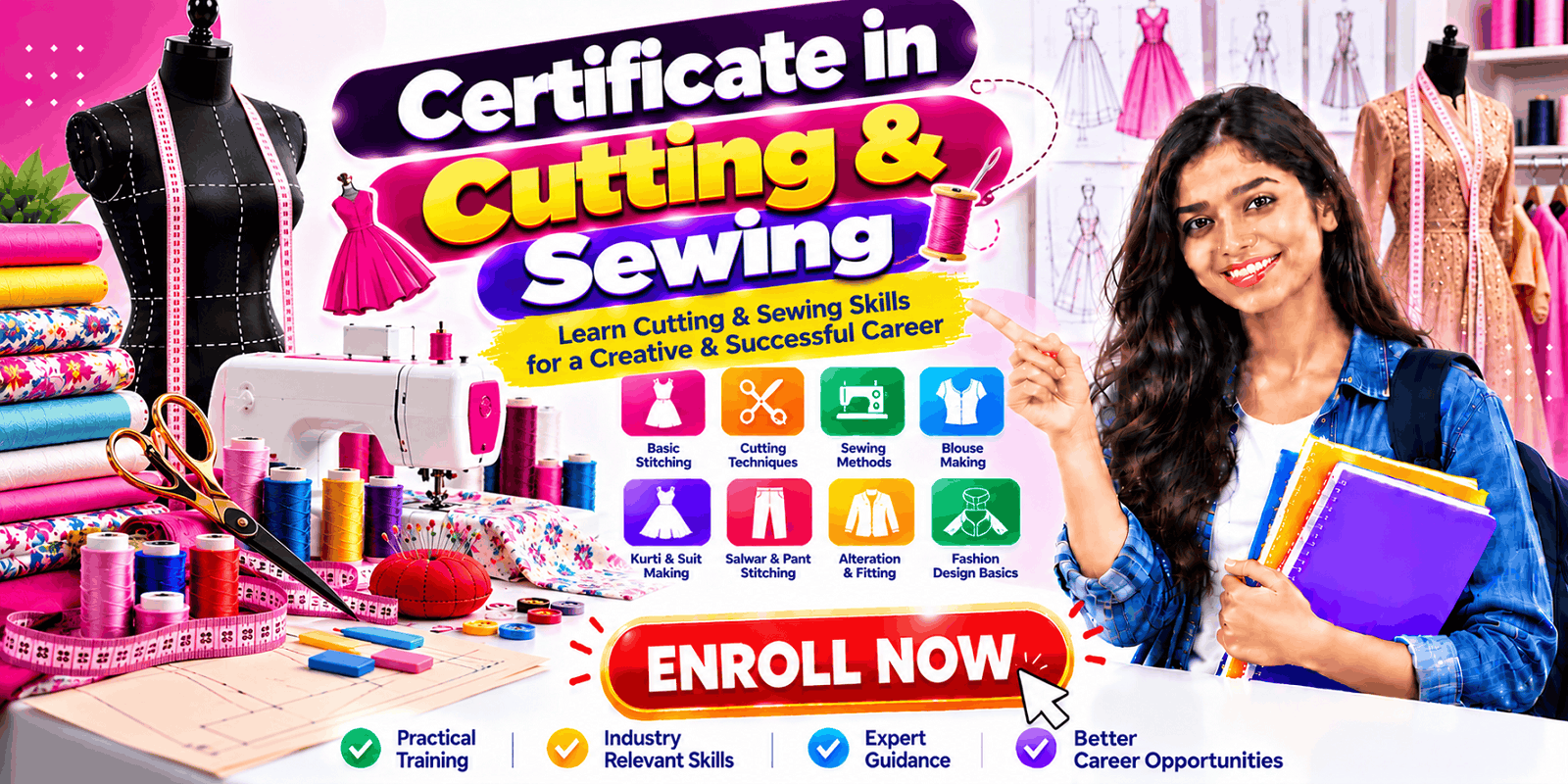 Certificate in Cutting & Sewing