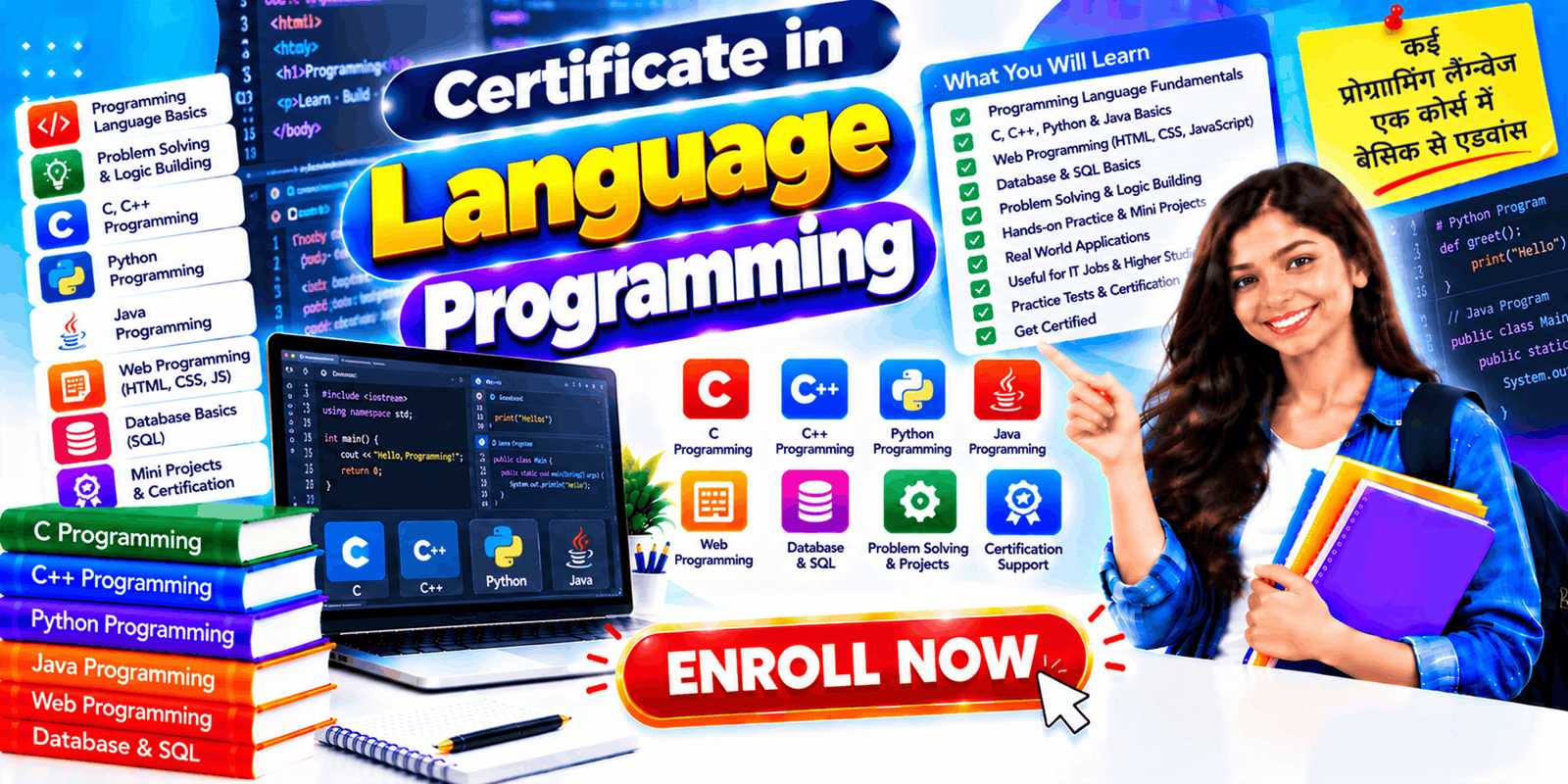 Certificate in Language Programming