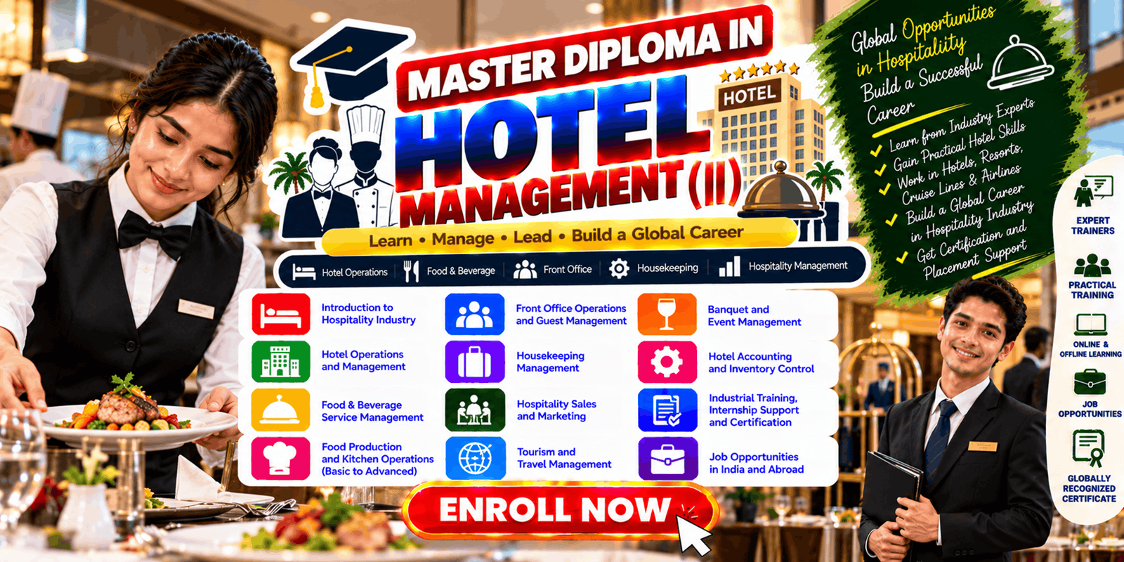 MASTER DIPLOMA IN HOTEL MANAGEMENT (||)